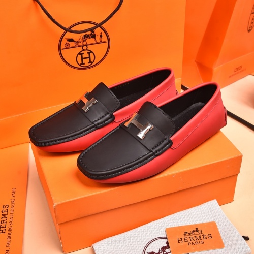 Hermes Leather Shoes For Men #930198 $80.00 USD, Wholesale Replica Hermes Leather Shoes