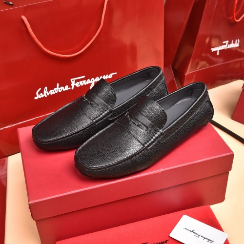 Ferragamo Salvatore FS Leather Shoes For Men #930200