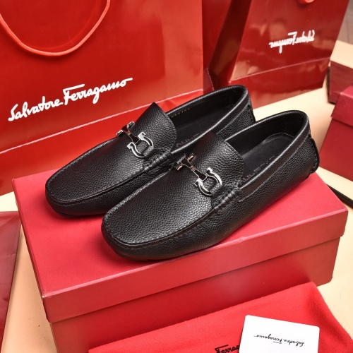 Salvatore Ferragamo Leather Shoes For Men #930209 $80.00 USD, Wholesale Replica Salvatore Ferragamo Leather Shoes