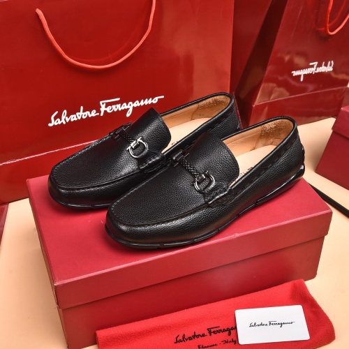Ferragamo Salvatore FS Leather Shoes For Men #930214