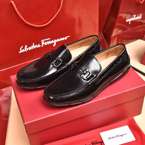 Ferragamo Salvatore FS Leather Shoes For Men #930216
