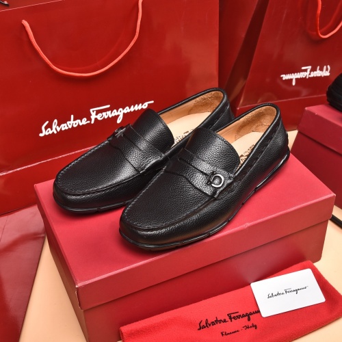 Ferragamo Salvatore FS Leather Shoes For Men #930226
