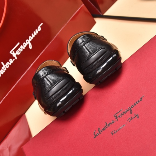 Replica Salvatore Ferragamo Leather Shoes For Men #930226 $92.00 USD for Wholesale