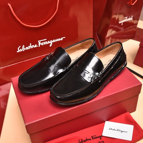Salvatore Ferragamo Leather Shoes For Men #930227 $92.00 USD, Wholesale Replica Salvatore Ferragamo Leather Shoes