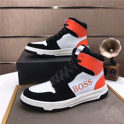 Replica Boss High Tops Shoes For Men #930766 $92.00 USD for Wholesale