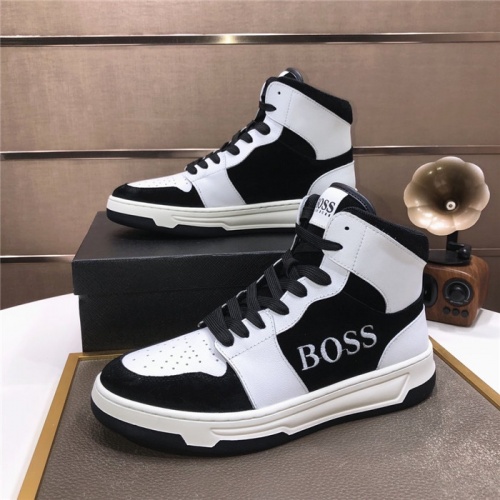 Replica Boss High Tops Shoes For Men #930767 $92.00 USD for Wholesale