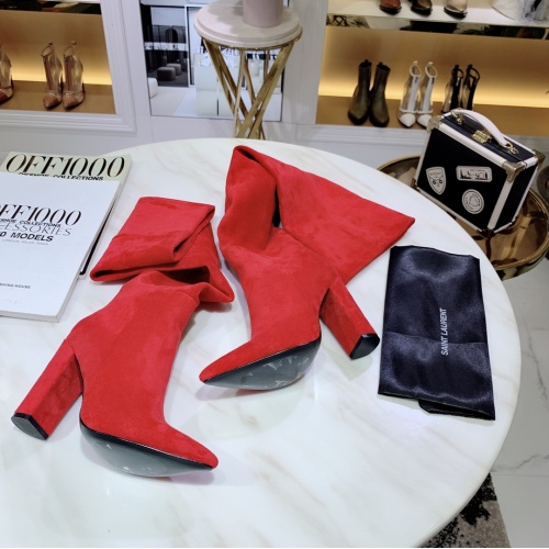 Replica Yves Saint Laurent Boots For Women #930928 $130.00 USD for Wholesale