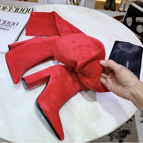 Replica Yves Saint Laurent Boots For Women #930928 $130.00 USD for Wholesale
