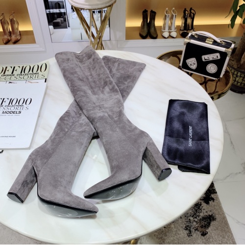 Replica Yves Saint Laurent Boots For Women #930930 $130.00 USD for Wholesale