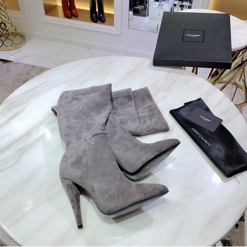 Replica Yves Saint Laurent Boots For Women #930932 $130.00 USD for Wholesale