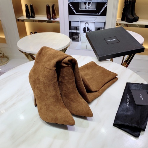 Replica Yves Saint Laurent Boots For Women #930933 $130.00 USD for Wholesale