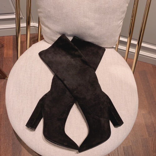 Replica Yves Saint Laurent Boots For Women #930935 $175.00 USD for Wholesale