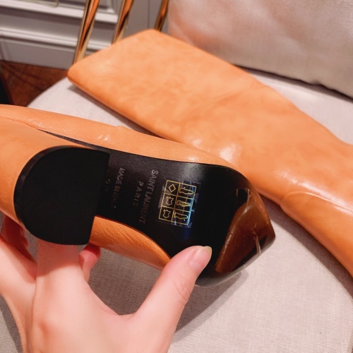 Replica Yves Saint Laurent Boots For Women #930938 $175.00 USD for Wholesale