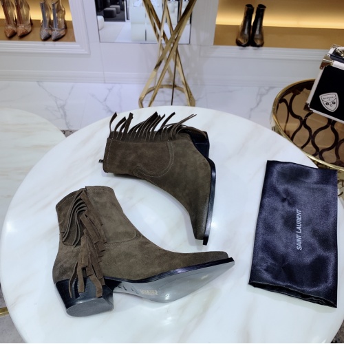 Replica Yves Saint Laurent Boots For Women #930941 $145.00 USD for Wholesale
