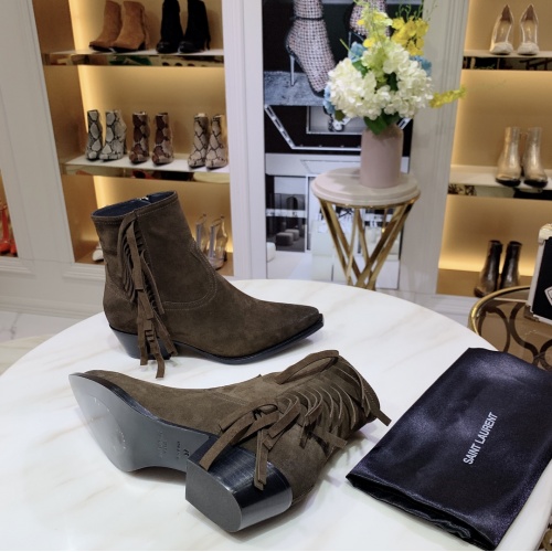 Replica Yves Saint Laurent Boots For Women #930941 $145.00 USD for Wholesale