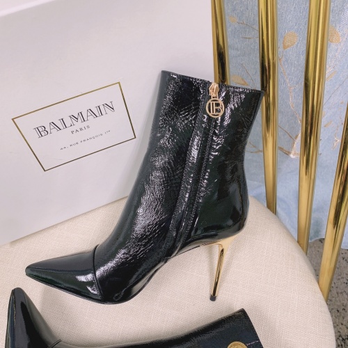Replica Balmain Boots For Women #930943 $155.00 USD for Wholesale