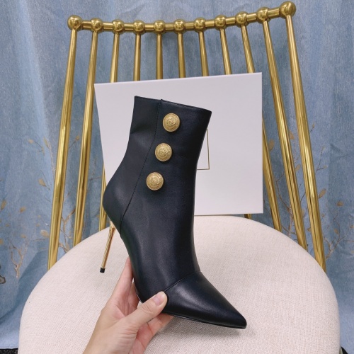 Replica Balmain Boots For Women #930945 $155.00 USD for Wholesale