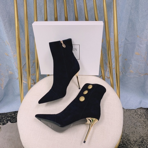 Replica Balmain Boots For Women #930948 $155.00 USD for Wholesale