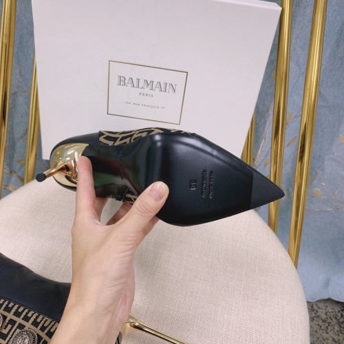 Replica Balmain Boots For Women #930950 $155.00 USD for Wholesale