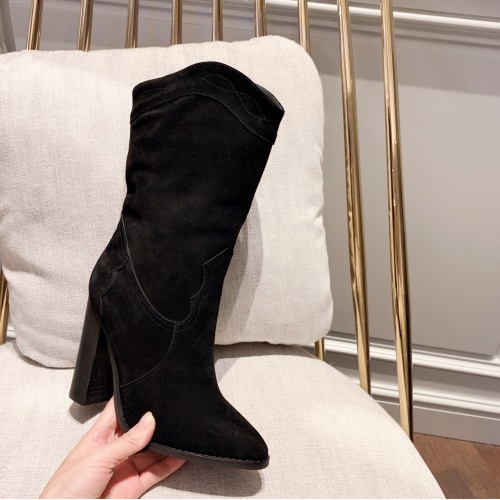 Replica Yves Saint Laurent Boots For Women #930957 $175.00 USD for Wholesale