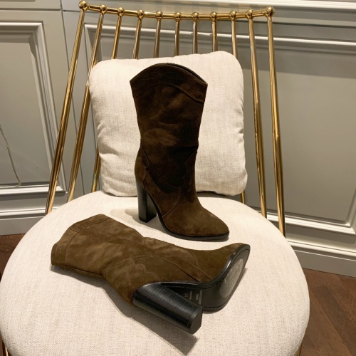 Replica Yves Saint Laurent Boots For Women #930958 $175.00 USD for Wholesale