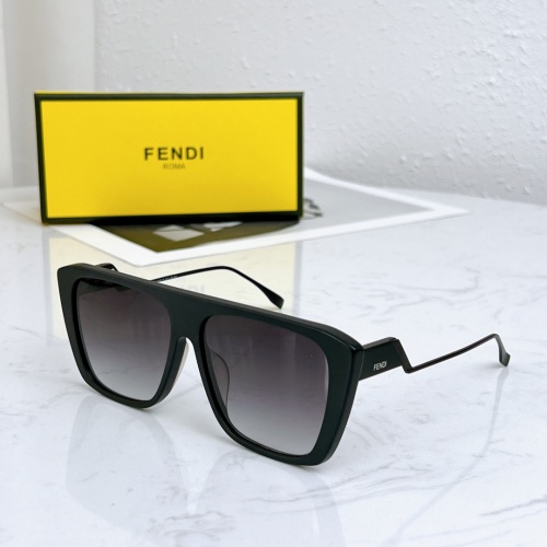 Fendi AAA Quality Sunglasses #931097 $64.00 USD, Wholesale Replica Fendi AAA Quality Sunglasses