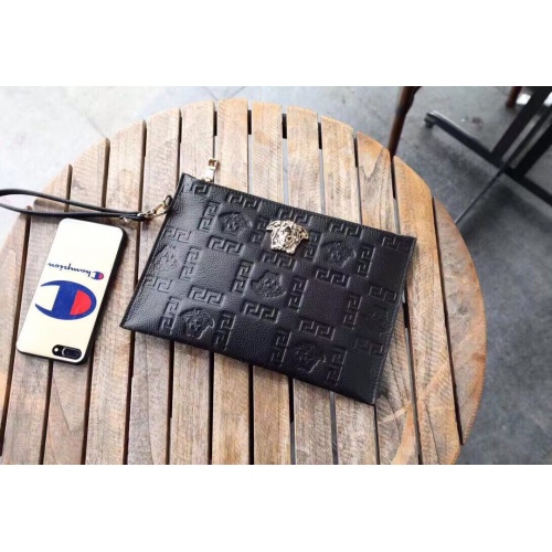 Replica Versace AAA Man Wallets #931138 $52.00 USD for Wholesale
