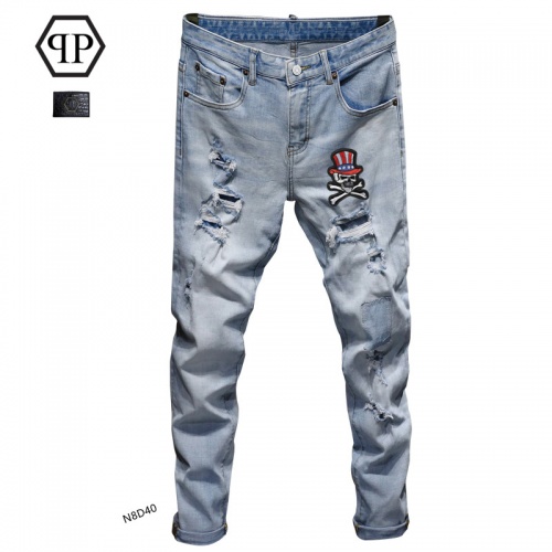 Philipp Plein PP Jeans For Men #931181 $48.00 USD, Wholesale Replica Philipp Plein PP Jeans