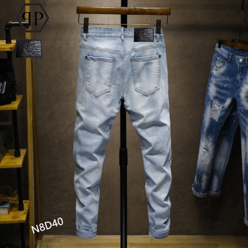 Replica Philipp Plein PP Jeans For Men #931181 $48.00 USD for Wholesale
