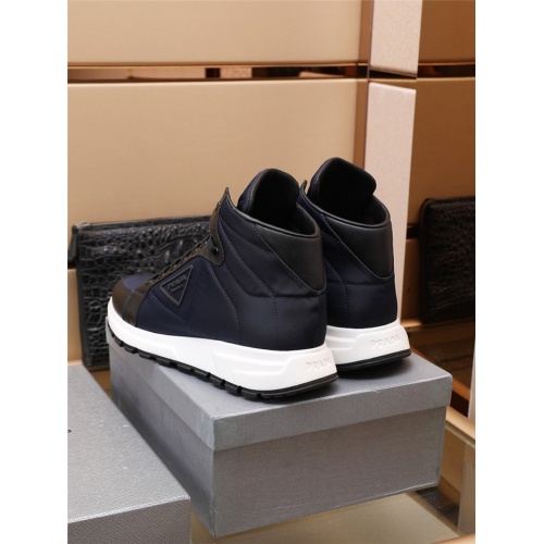 Replica Prada High Tops Shoes For Men #931239 $92.00 USD for Wholesale