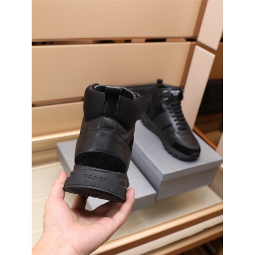 Replica Prada High Tops Shoes For Men #931243 $96.00 USD for Wholesale