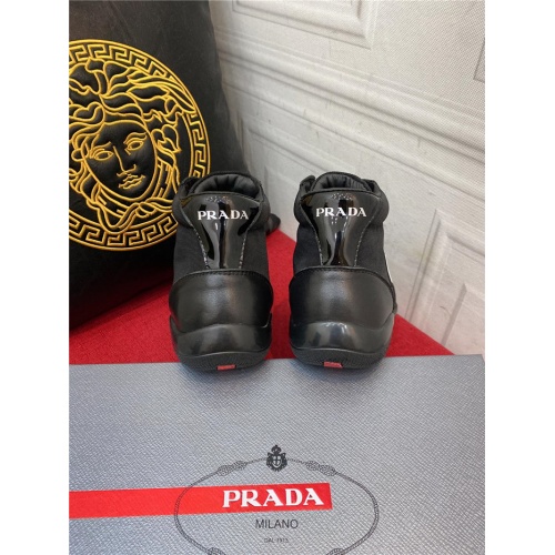 Replica Prada High Tops Shoes For Men #931371 $85.00 USD for Wholesale