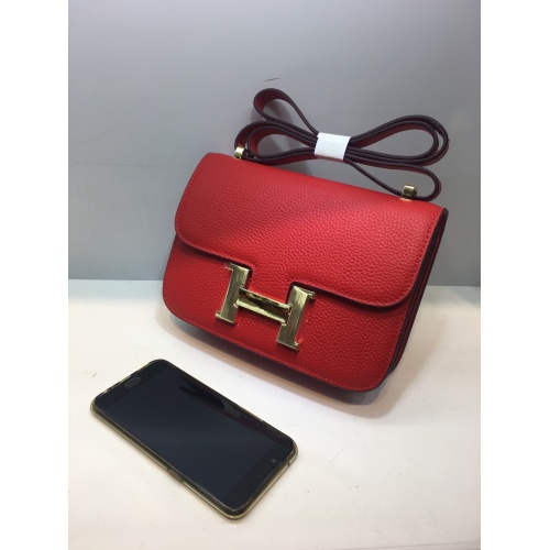 Replica Hermes AAA Quality Messenger Bags For Women #931740 $92.00 USD for Wholesale
