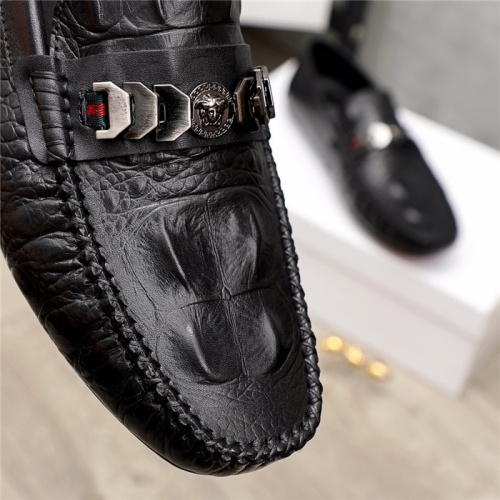 Replica Versace Leather Shoes For Men #932247 $68.00 USD for Wholesale