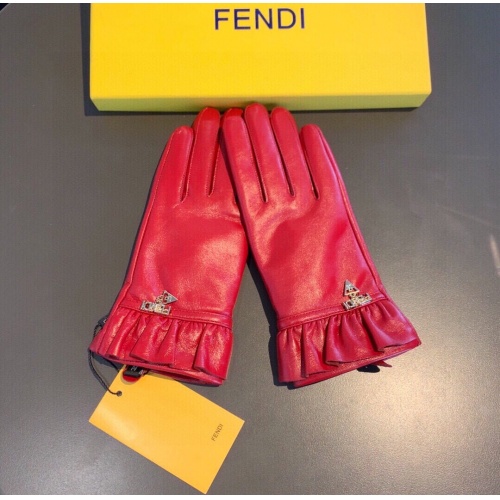 Replica Fendi Gloves For Women #932576 $56.00 USD for Wholesale