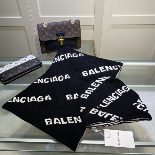 Replica Balenciaga Woolen Hat & Scarf For Women #932578 $52.00 USD for Wholesale