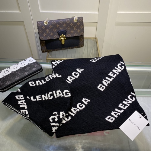 Replica Balenciaga Woolen Hat & Scarf For Women #932578 $52.00 USD for Wholesale