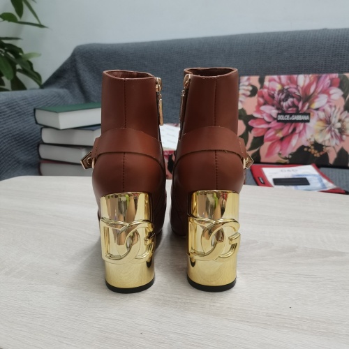 Replica Dolce & Gabbana D&G Boots For Women #932606 $165.00 USD for Wholesale