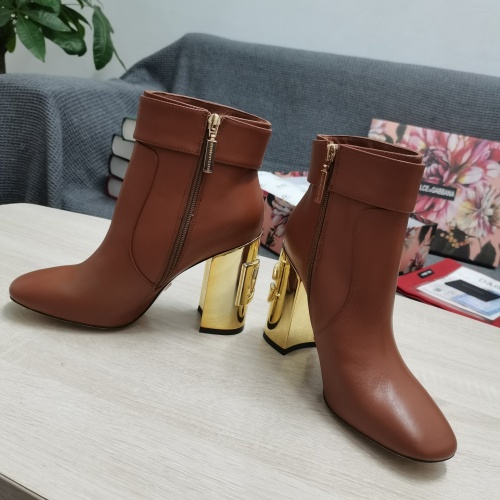 Replica Dolce & Gabbana D&G Boots For Women #932612 $165.00 USD for Wholesale