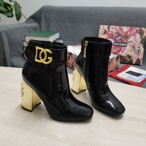 Dolce &amp; Gabbana D&amp;G Boots For Women #932615 $165.00 USD, Wholesale Replica Dolce &amp; Gabbana D&amp;G Boots