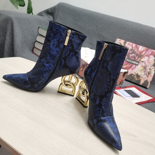 Replica Dolce & Gabbana D&G Boots For Women #932616 $165.00 USD for Wholesale