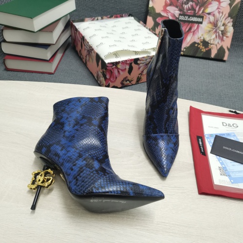 Replica Dolce & Gabbana D&G Boots For Women #932620 $165.00 USD for Wholesale