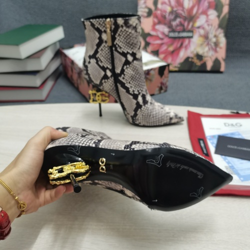 Replica Dolce & Gabbana D&G Boots For Women #932621 $165.00 USD for Wholesale