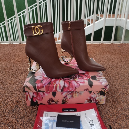 Dolce &amp; Gabbana D&amp;G Boots For Women #932626 $172.00 USD, Wholesale Replica Dolce &amp; Gabbana D&amp;G Boots