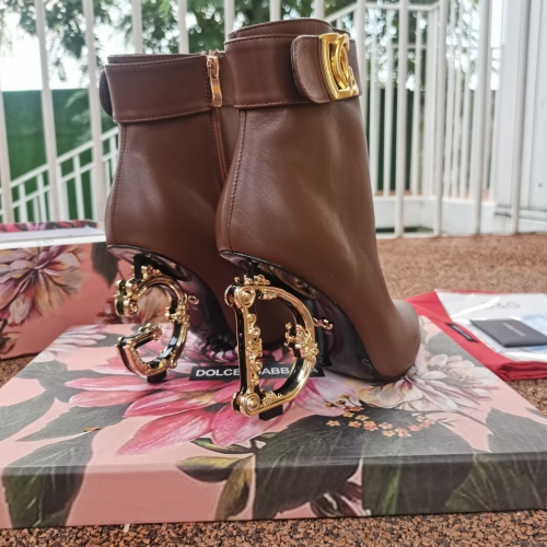 Replica Dolce & Gabbana D&G Boots For Women #932626 $172.00 USD for Wholesale