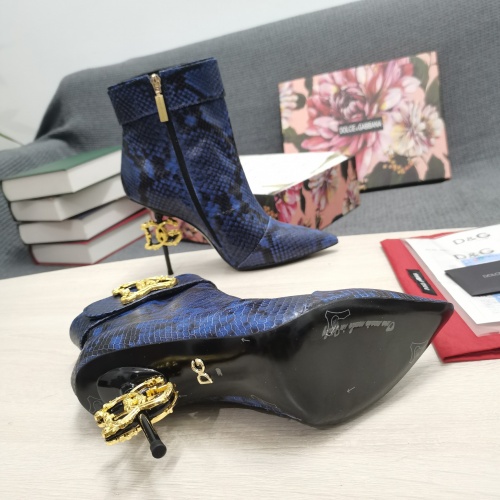 Replica Dolce & Gabbana D&G Boots For Women #932634 $172.00 USD for Wholesale