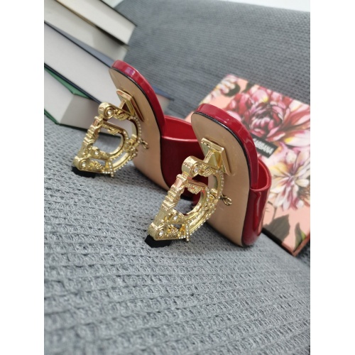 Replica Dolce & Gabbana D&G Slippers For Women #932639 $130.00 USD for Wholesale