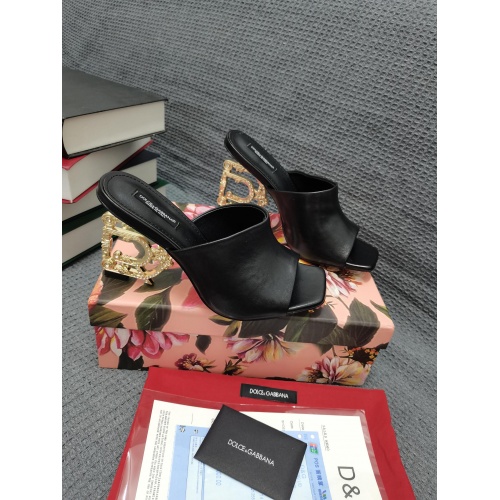 Dolce &amp; Gabbana D&amp;G Slippers For Women #932643 $130.00 USD, Wholesale Replica Dolce &amp; Gabbana D&amp;G Slippers