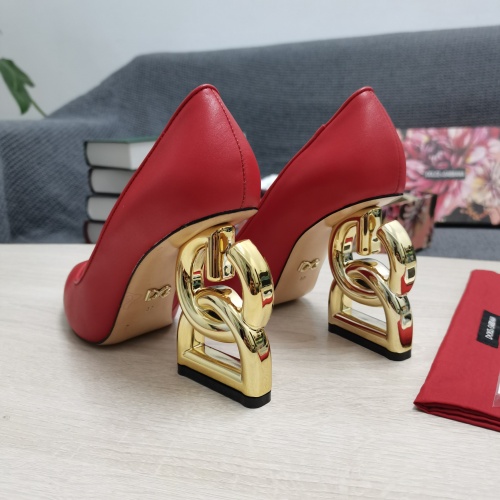 Replica Dolce & Gabbana D&G High-Heeled Shoes For Women #932648 $135.00 USD for Wholesale