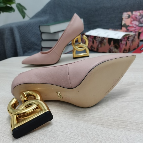 Replica Dolce & Gabbana D&G High-Heeled Shoes For Women #932652 $135.00 USD for Wholesale
